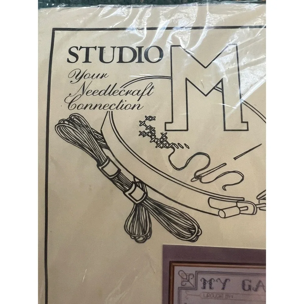 Studio M Needle  Craft Collection My Garden Cross  Stitch Kit‎ 17